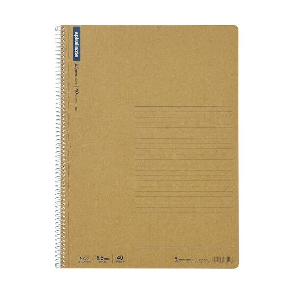 A4 スパイラルノート 6.5mm 40枚