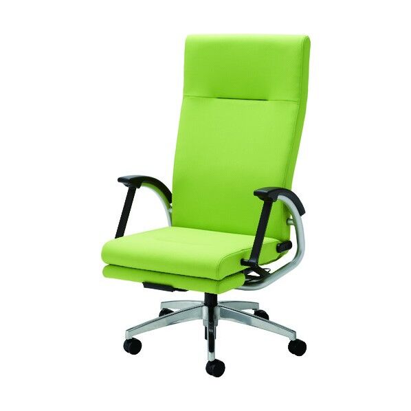 フルフラットリクライニングチェア2(フットレスト付)ライトグリーン NC-H8 LGR