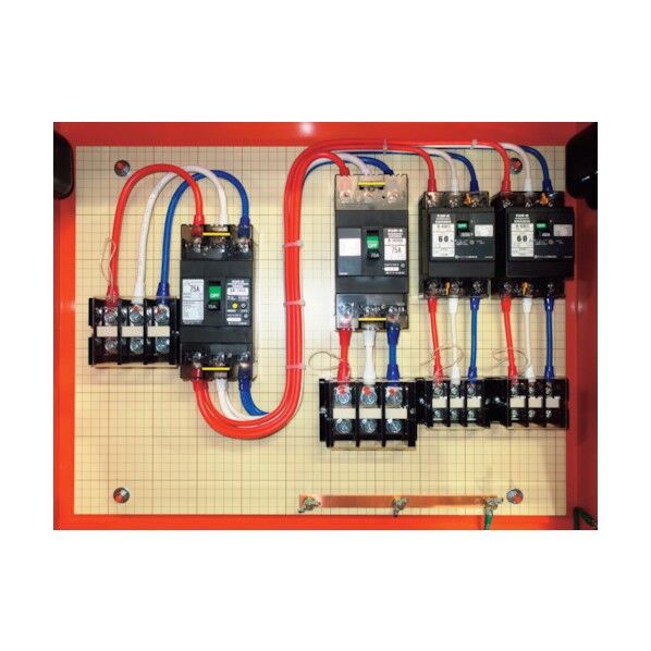 仮設動力分電盤 主幹75A 3回路(75A×1)(60A×2) MP75-N3A 1点