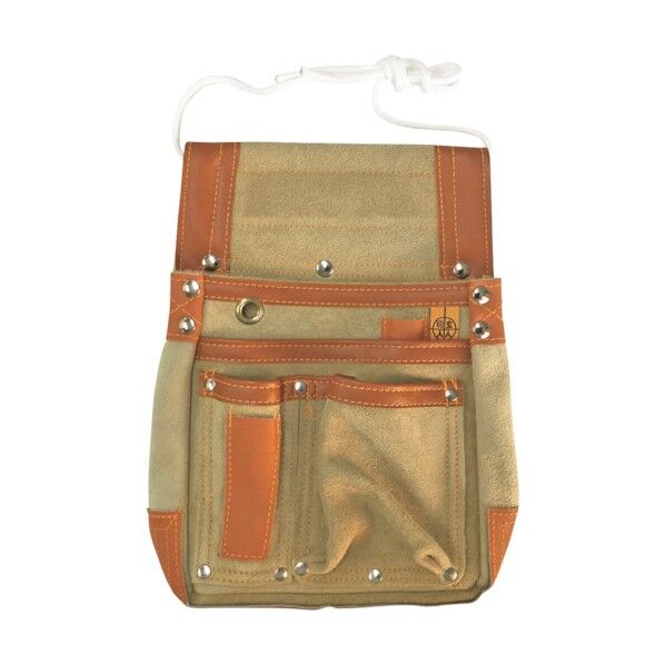 デルマ皮 マチ付釘袋