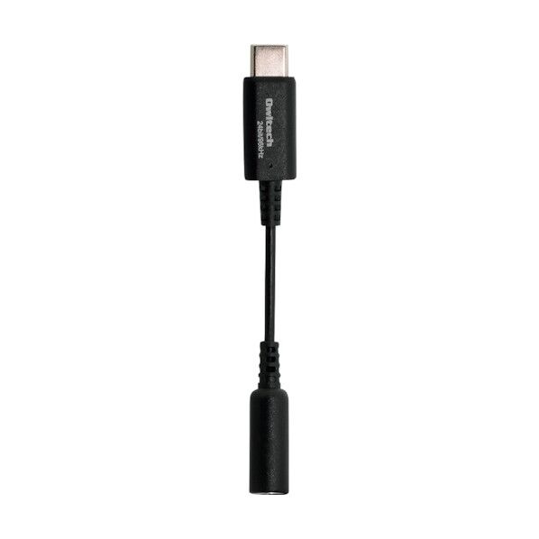 USB Type-C - 3.5mmミニジャック変換アダプタ ハイレゾ音源対応 デジタル出力対応 ブラック