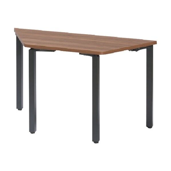 台形テーブル アジャスター脚タイプ 天板色モカブラウン NTS-1360TMB 1点