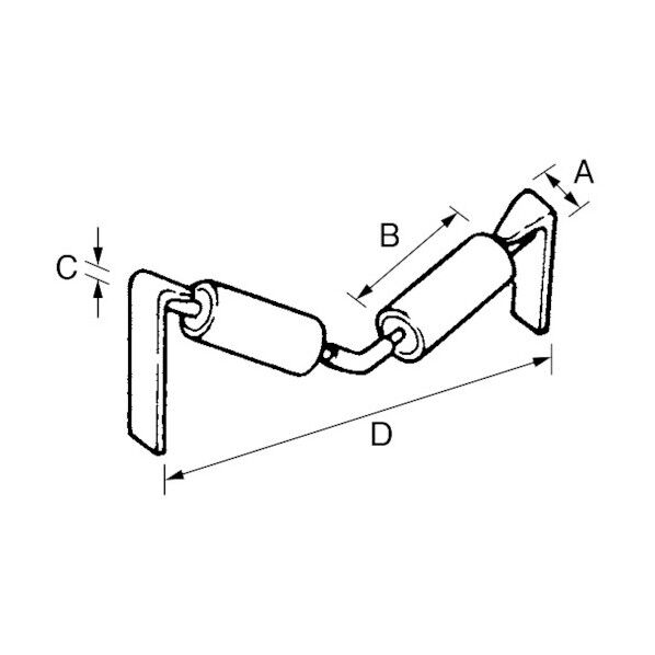 船底タイプP1中間 キャリヤローラーセット