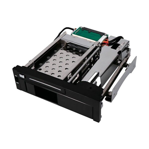 2.5インチ&3.5インチのSSD/HDDを各1台 カンタン増設 SATAダイレクトリムーバブルケース ガチャポンパッ!ダイレクト OWL-GPD523 1点