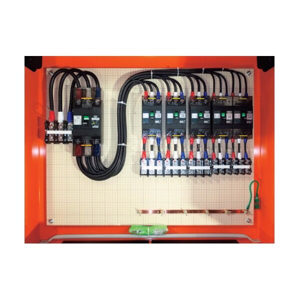 セフティー電気用品 仮設動力分電盤 5回路(150A×2)(100A×3) P250-N5 1点