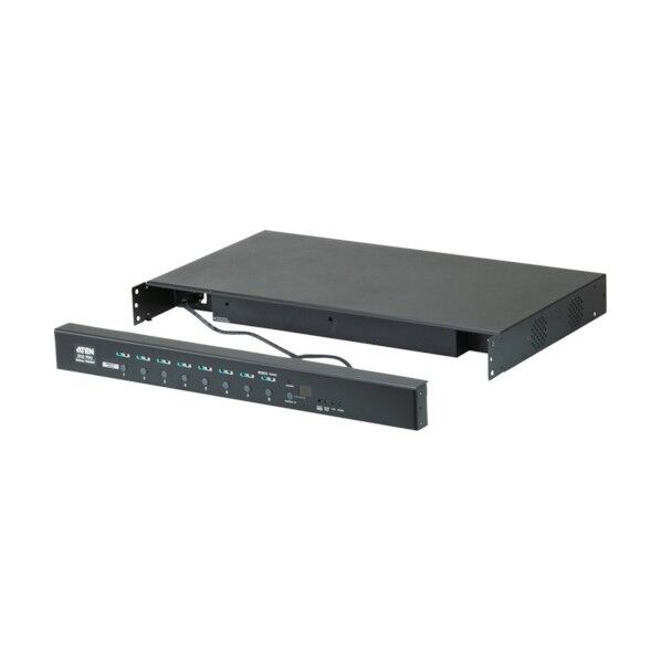 ATEN eco PDU/IEC 200V/20Aモデル/計測機能/リモート電源制御機能搭載/ 1U筐体分離タイプ/ 8アウトレット PE6208AV 1点