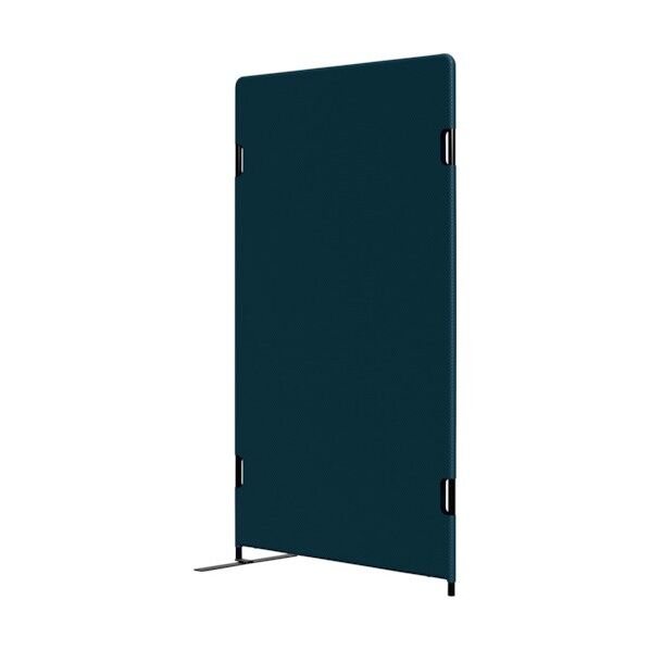 フリージョイントパネル 横幅900mm×奥行き22mm×高さ1500mm ダークブルー(布・片足付き) PT20-F1590 F-B52-11-LEG1 1点