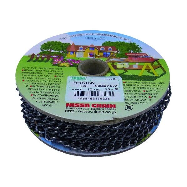 アンティーク真ちゅうブロンズ 鉄Sマンテル 15m巻 R-IS16N-ABB 1点