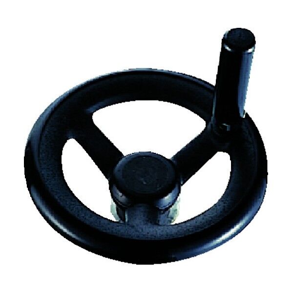 丸リム型エンプラハンドル車(加工付) RP100ER-H10 1点