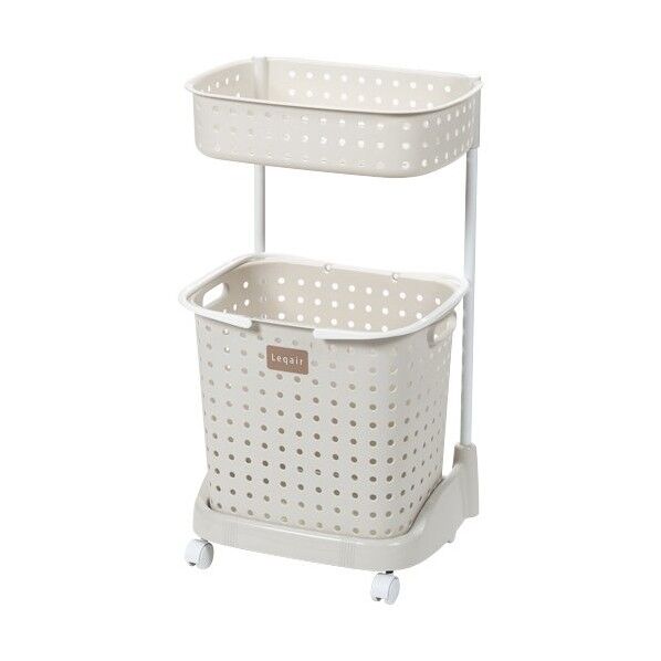 ランドリーボックスレクエア2段バスケット 186591 1