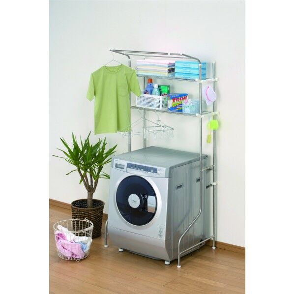 ステンレス洗濯機ラック