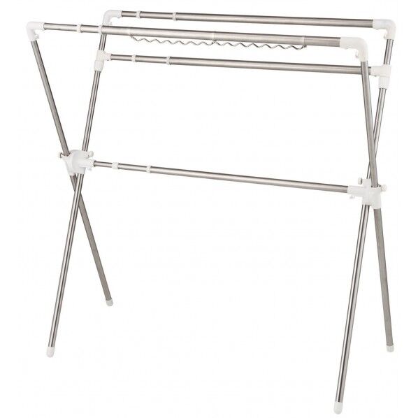PORISH 組立式伸縮布団干し X型 サイズ:幅108~241×奥行57×高さ87~125cm 1個