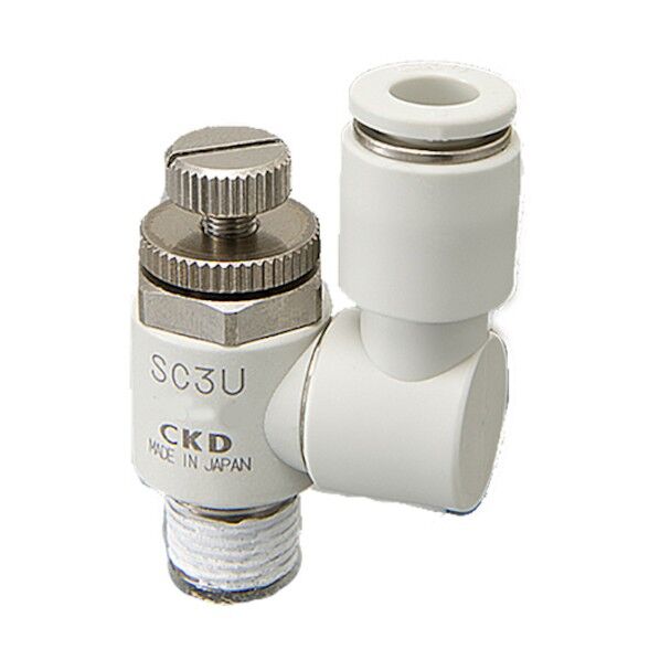 スピードコントローラユニバーサルタイプ ワンタッチ継手付 SC3U-6-6-O 1点