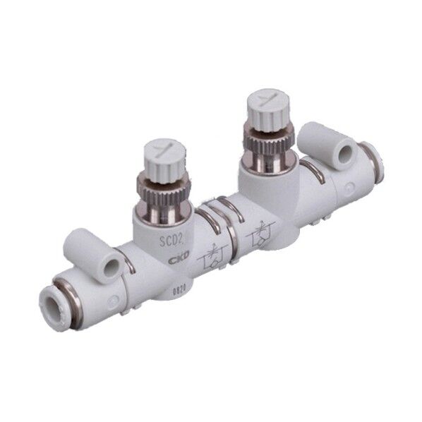 インアウトスピードコントローラ ラインタイプ ワンタッチ継手付 SCD2-04-H44-F 1点