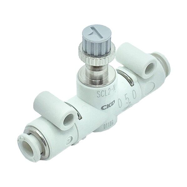 ニードル弁 ラインタイプ ワンタッチ継手付 SCL2-N-06-H66-010 1点