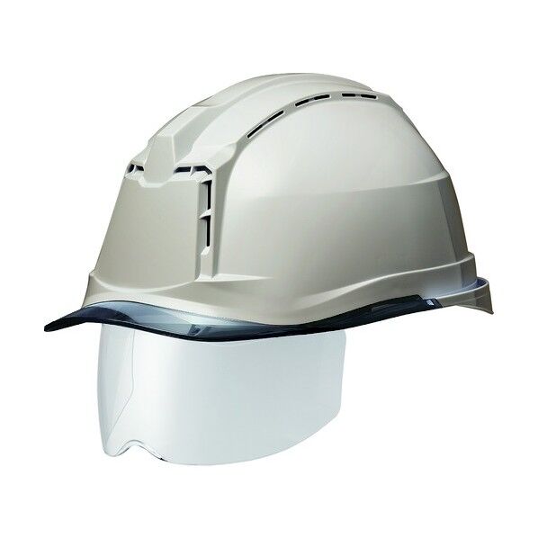 ミドリ安全 ハイスペックモデル(ワイドシールド付) SC-19PCLVSRA3α SC-19PCLVSRA3-ALPHA-GY/S 1個