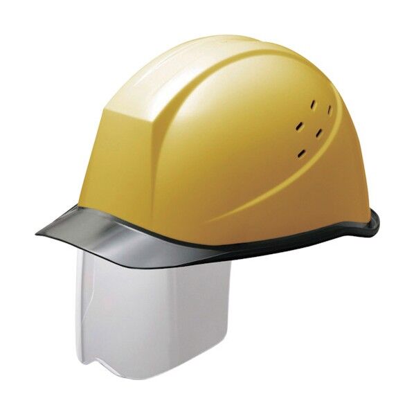 遮熱ヘルメット SCH-11PCLVS-RA KP付 イエロー/スモーク SCH-11PCLVS-RA-KP-Y/S 1点