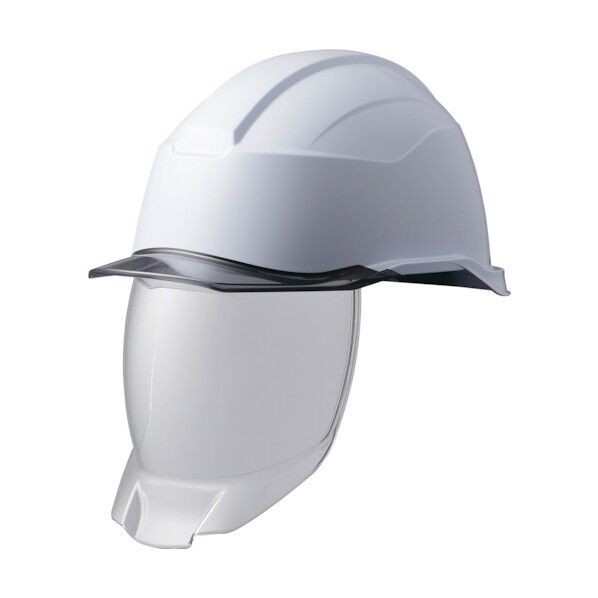 遮熱ヘルメット SCH-21PCLS-RA3 KP付 ホワイト/スモーク