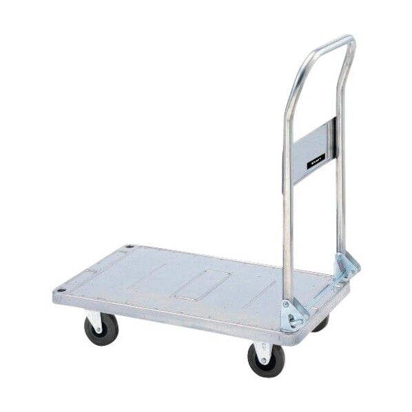 ステンレス台車 Sシリーズ タイプSL 折りたたみハンドル式 抗ウイルスハンドル仕様 W710×D450 SL-LSC-AC 1点