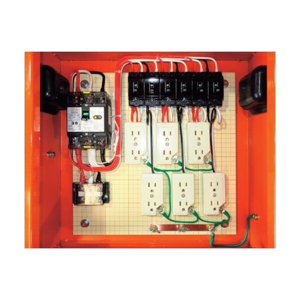 仮設電灯分電盤 主幹30A 6回路 SL30-60 1点
