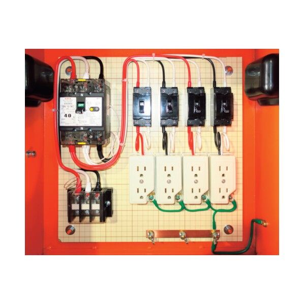 セフティー電気用品 仮設電灯分電盤 主幹40A 4回路 SL40-40 1点