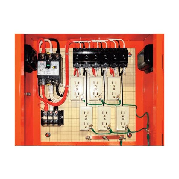 仮設電灯分電盤 主幹60A 6回路 SL60-60 1点
