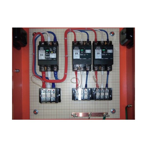 仮設動力分電盤  主幹40A 2回路(30A×2) SP40-N2 1点