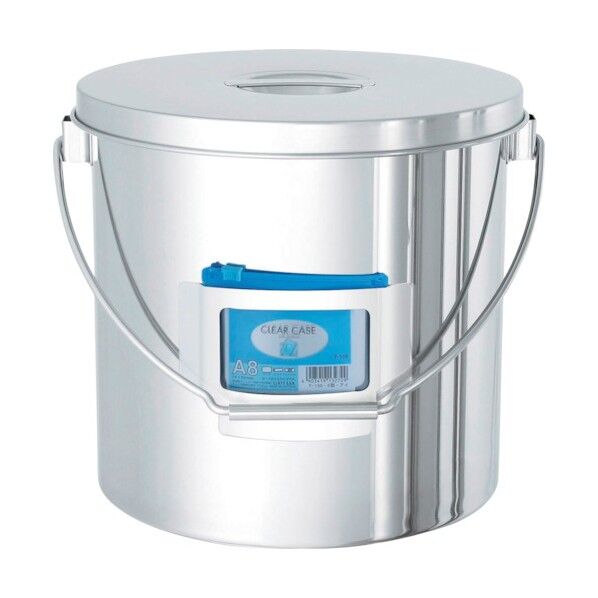 カードホルダー付き容器 かぶせ蓋 吊り下げ 15L STB-CZ-27 1個