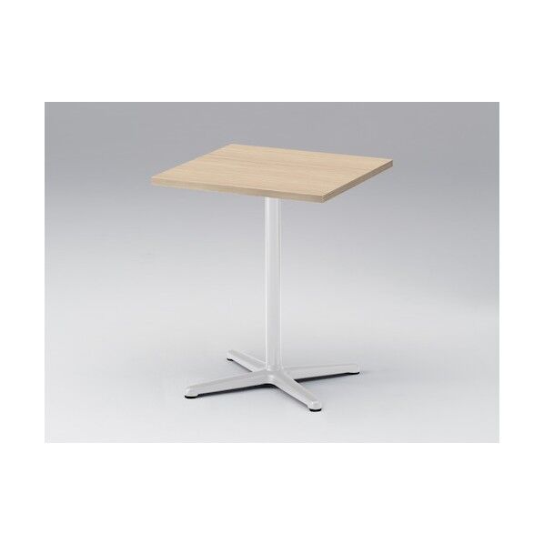 ノットワーク カフェテーブル角型 天板アモナアカシア 脚ホワイト TLL-0667J-WA 1点...