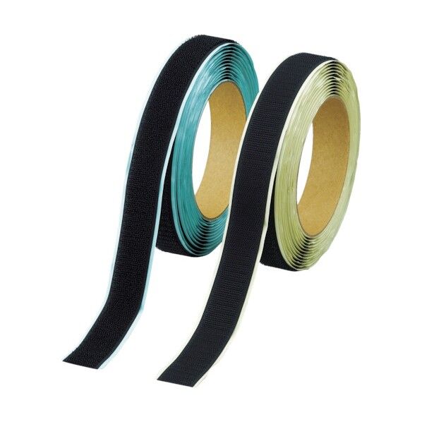 マジックテープセット弱粘着20mm×5m黒 199 x 194 x 68 mm TPD-205MTS-BK 1点