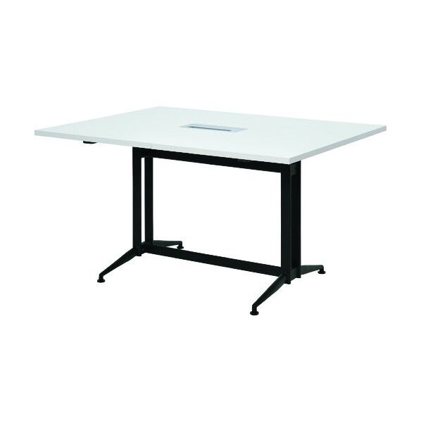 T字脚大会議テーブル 基本 W1300×D1000×H720 ホワイト TMT1310-W 1点