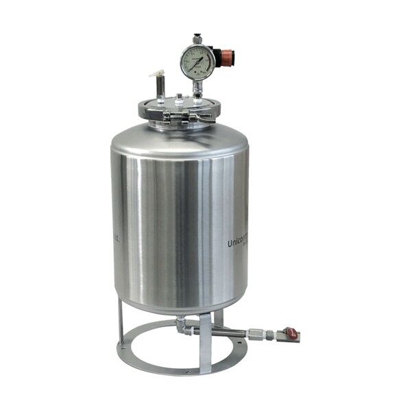 ユニコントロールズ ステンレス圧力容器 10L 液面計付 TMC10-LG-TSK 1点