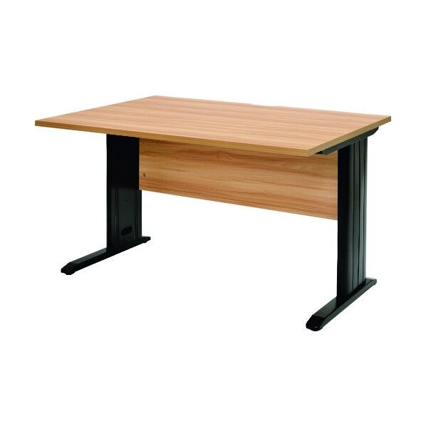 平机 ナチュラル天板X黒脚 W1200xD700XH700 TSLD1270NA-BK 1点