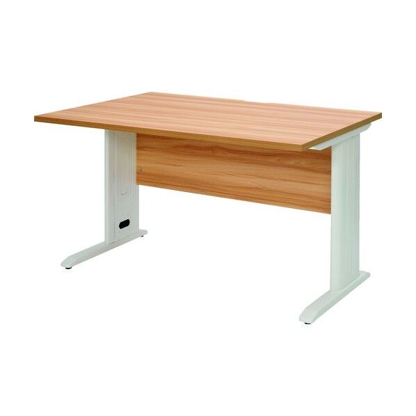 平机 ナチュラル天板X白脚 W1200xD700XH700 TSLD1270NA-W 1点