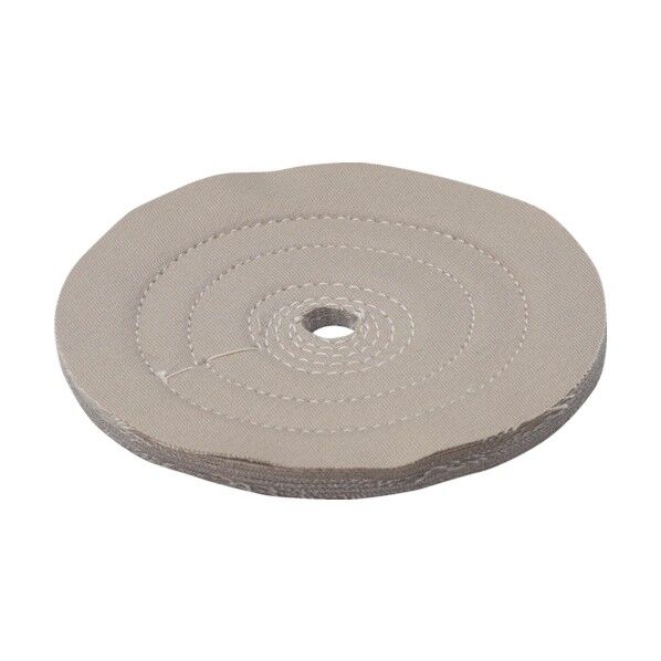 茶カツ仕上げバフ (金属仕上げ・光沢磨き用)