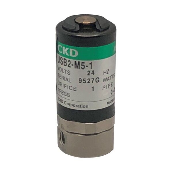CKD 小形 直動式2ポート電磁弁 USB2-M5-1-DC24V 1点...