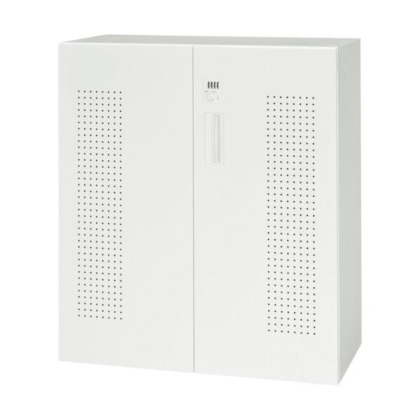 壁面収納庫PC収納タイプ ダイヤル錠 PC12台収納 配線孔付き V945-11HPCT 1点