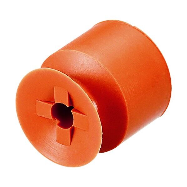 吸着パッド・十字・シリコン・茶 VAPH-15C-1 1点