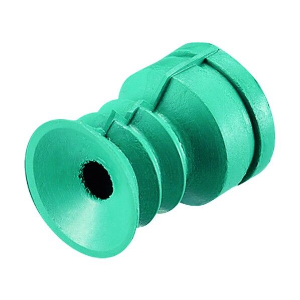 ロボットハンド用パーツ 吸着パッド・フリー・ニトリル・緑 VAPN-12C-2 1点