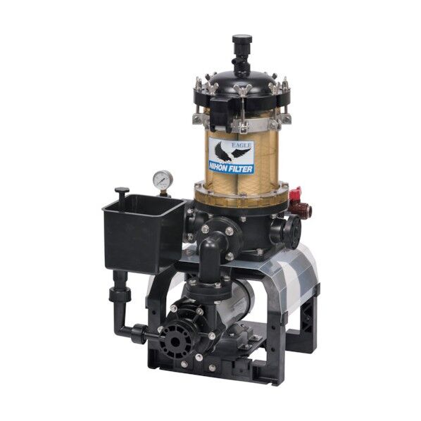 日本フイルター フイルター ポンプ付きろ過機 イーグルAシリーズ(中が見える) 6000L/h 60Hz仕様 EGLE-4-A-6-T 1点