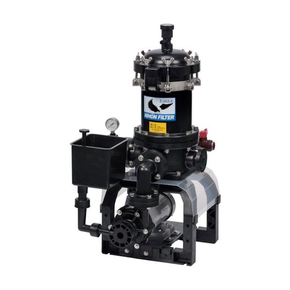 日本フイルター フイルター ポンプ付きろ過機 イーグルBシリーズ(ブラック) 6000L/h 50Hz仕様 EGLE-4-B-5-T 1点