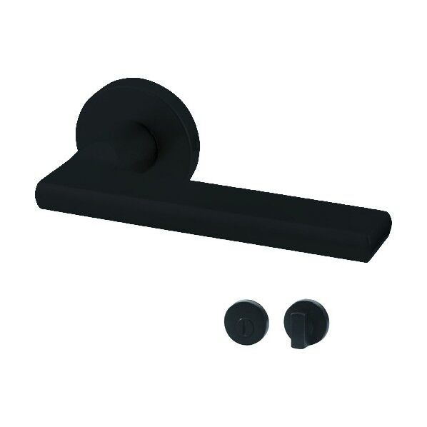 リベロレバーハンドル 間仕切錠 B/S50 マットブラック MLA-10004U 1点