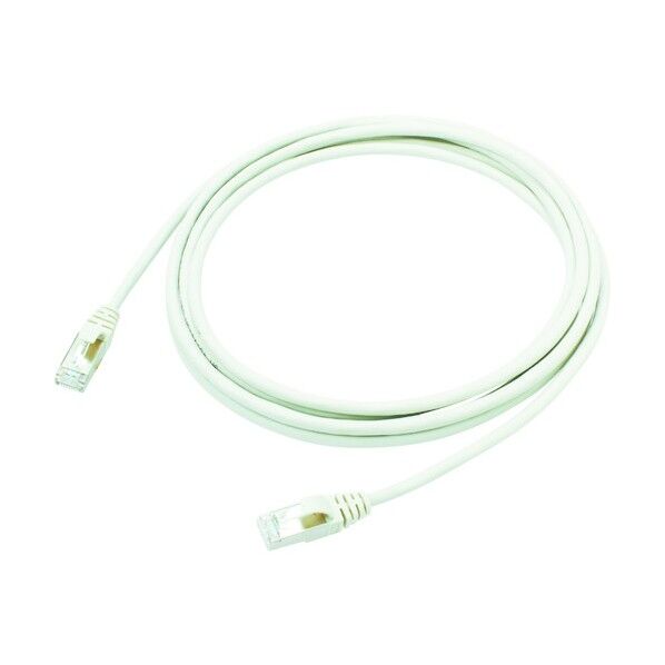 シールドイーサネットケーブル Cat5e対応 FTPタイプ 0.5m VOL-5EFLB-L0.5-GY-IC 1点