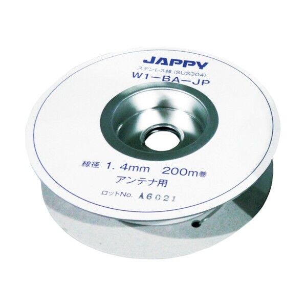 ＪＡＰＰＹ　ステンレス線　１．４ｍｍ　２００Ｍ巻 W1-BA-JP1.4MM 200M