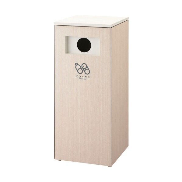 ダストボックスNK-4547B 木目シート貼り 人工大理石天板