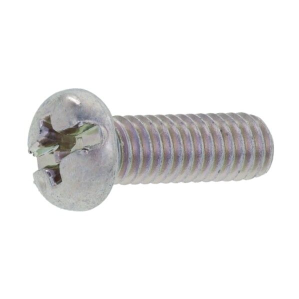 (＋-) ナベ小ねじ(鉄・生地)