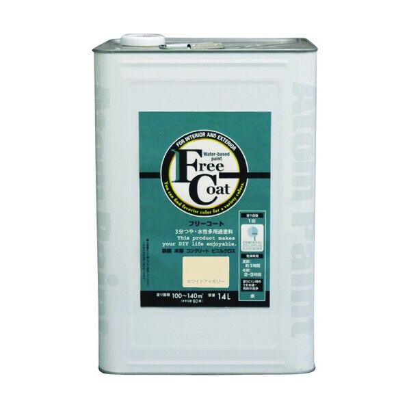 新フリーコート ホワイトアイボリー 14L 1缶