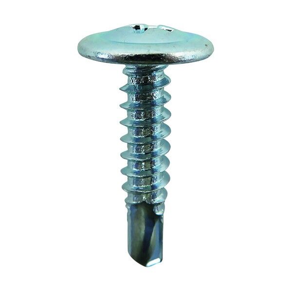 YAIBA ドリルねじ シンワッシャー 三価ユニクロ 5×40 約 (呼び径d)5x(長さL)40x(頭部径D)11.8mm 46631 100本