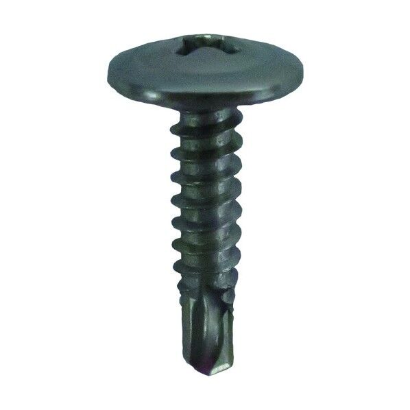 YAIBA ドリルねじ シンワッシャー ファインパシべート 4×19 約 (呼び径d)4x(長さL)19x(頭部径D)10.8mm 46637 350本