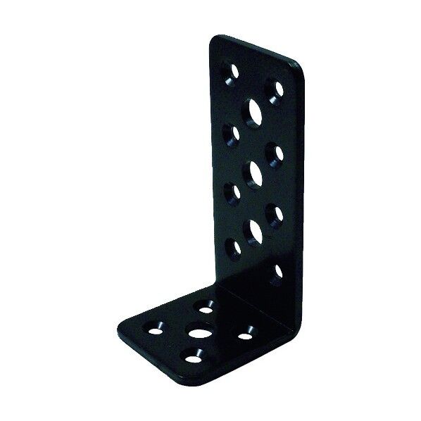 マルチ金物Ｌ型不等辺ブラック３．２×４０×９０×４５ 69103 1点